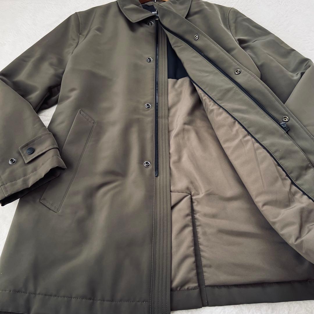 美品✨BOSS ヒューゴボス 人気色　　中綿ステンカラーコート 46 入手困難
