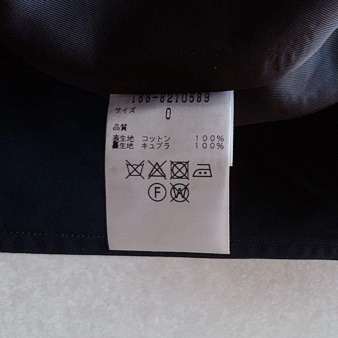 YLEVE｜定価8万 SUPIMA COTTON TRENCH COAT 紺