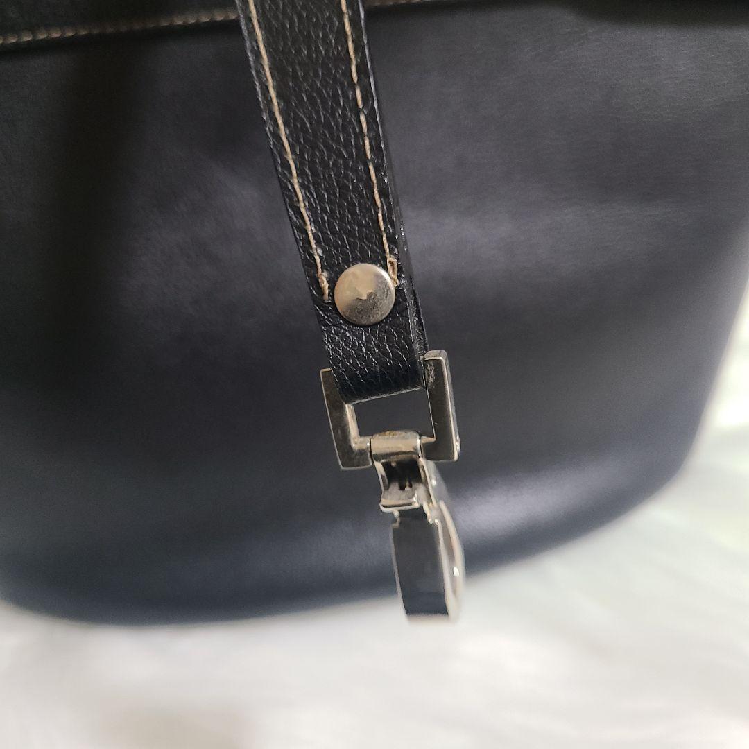 極美品 皇室御用達 濱野皮革工藝 ハマノ 本革 トートバッグ 黒　軽量