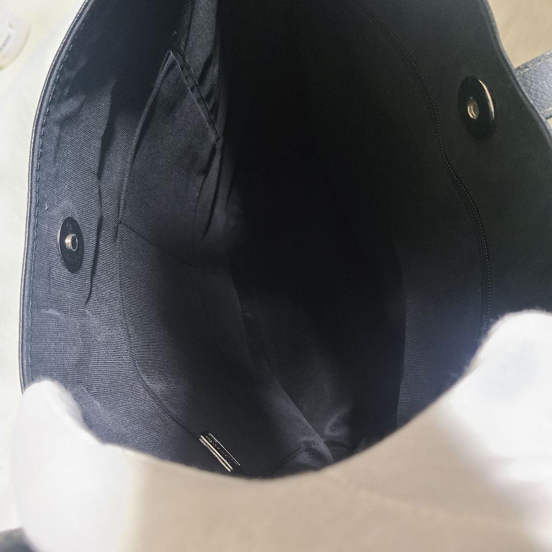 極美品 皇室御用達 濱野皮革工藝 ハマノ 本革 トートバッグ 黒　軽量