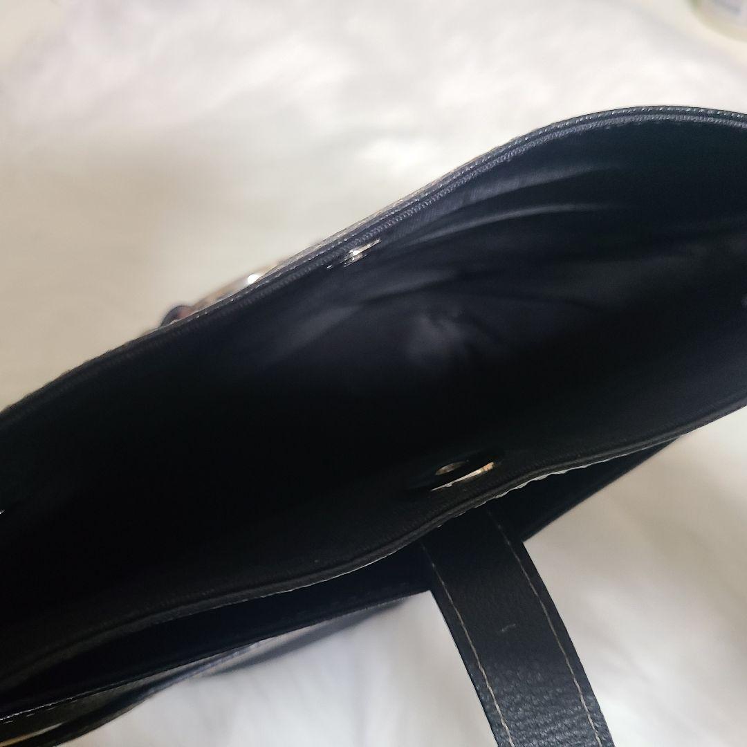 極美品 皇室御用達 濱野皮革工藝 ハマノ 本革 トートバッグ 黒　軽量