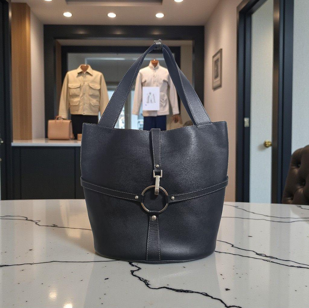 極美品 皇室御用達 濱野皮革工藝 ハマノ 本革 トートバッグ 黒　軽量