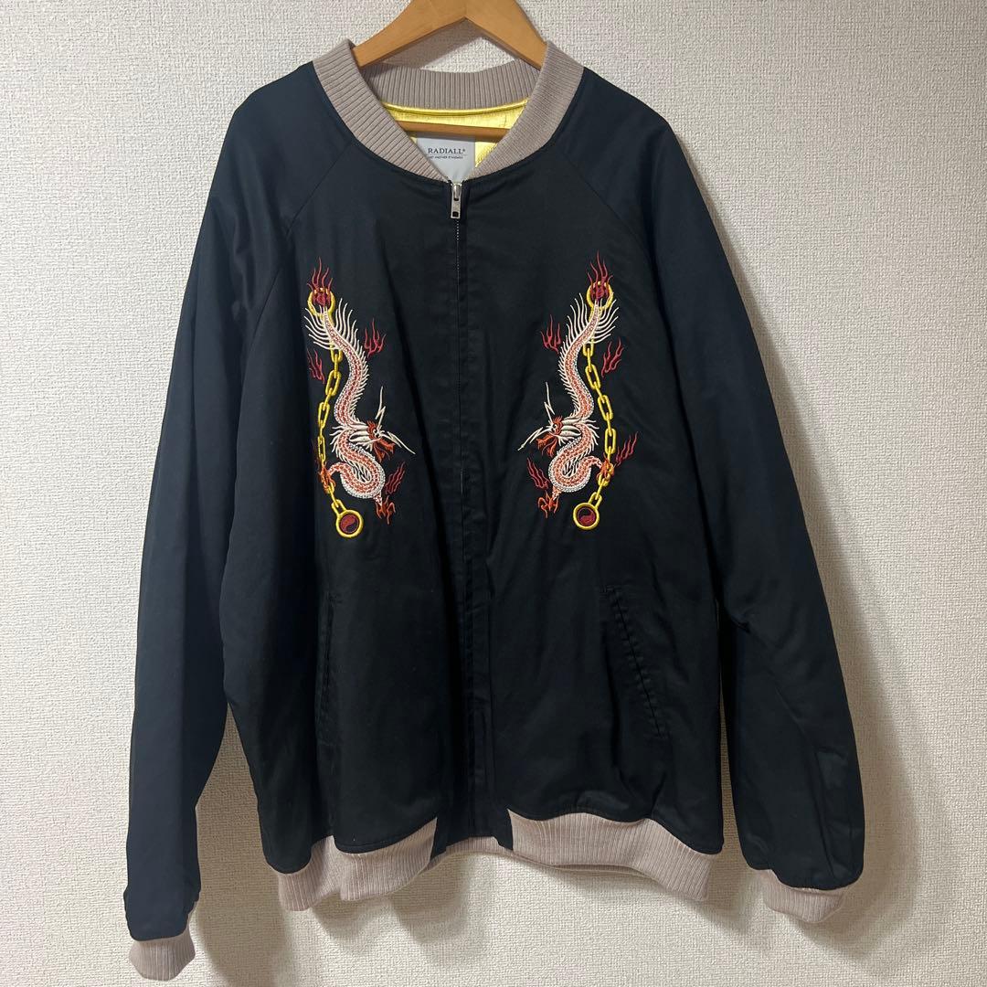 RADIALI ブラック スカジャン L