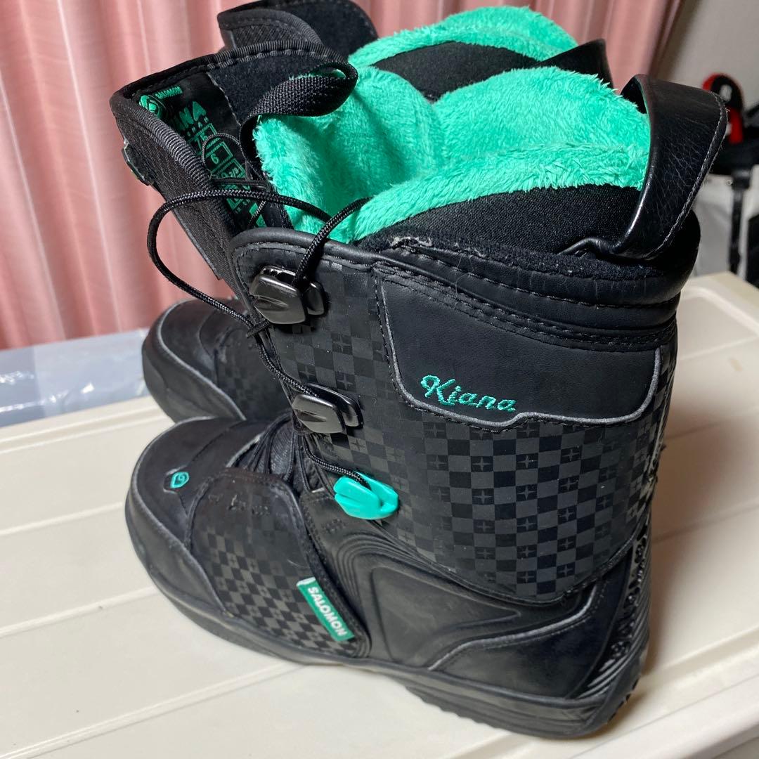 スノーボードセット 紫黒