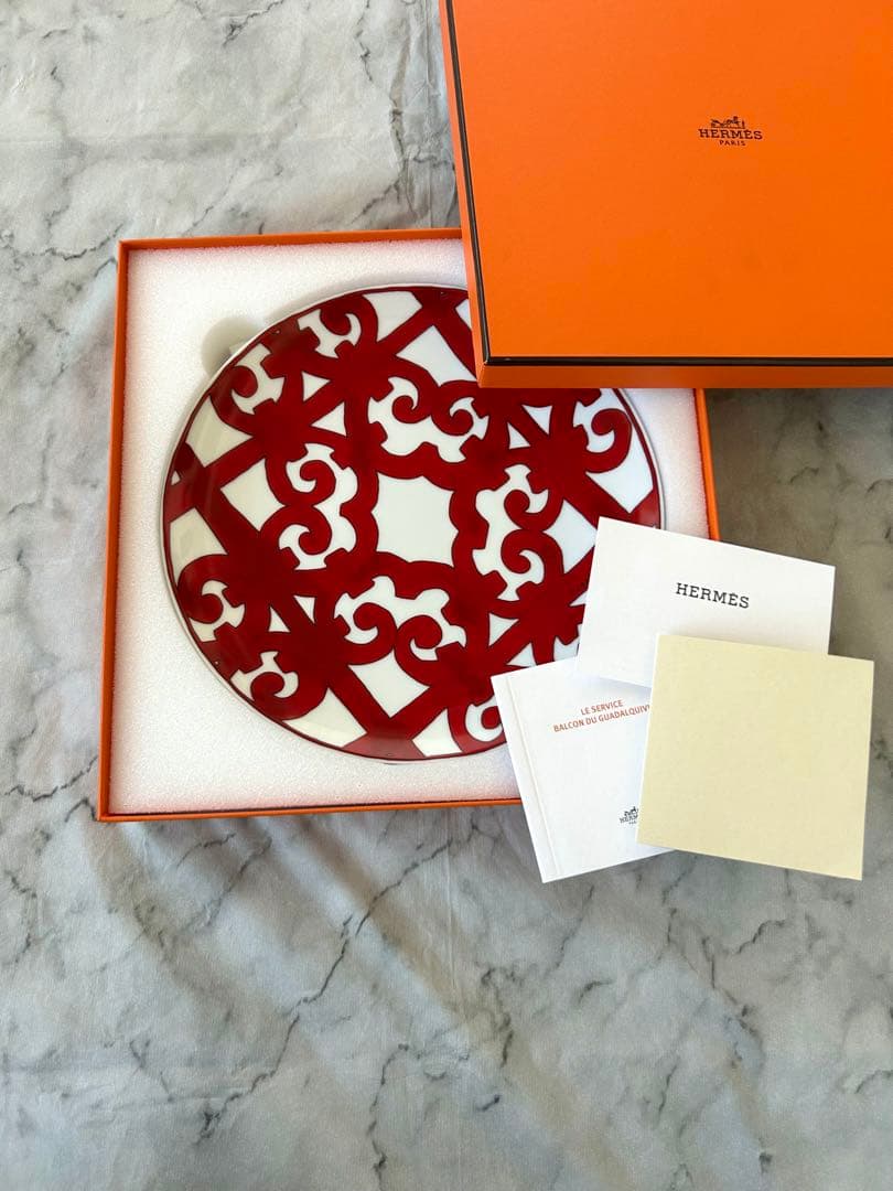 新品　エルメス　HERMES ガダルキヴィール　プレート　皿　21.5cm