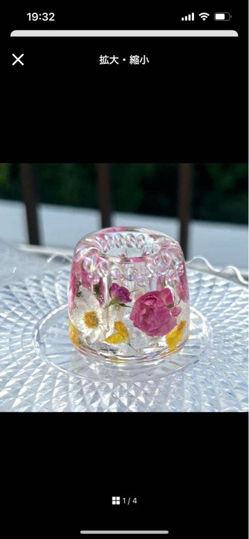 ayu❤︎固まるハーバリウム　ポンプ式ディスペンサー＆スタンド6個