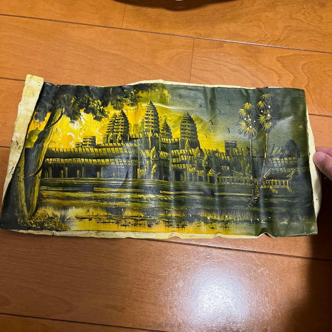 カンボジア　アンコールワット絵画