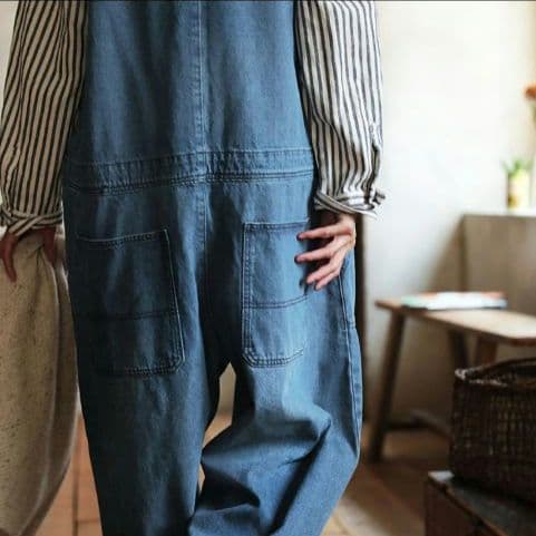 ソウルベリー　店長のデニムなサロペット　4L　オーバーオール　大きいサイズ