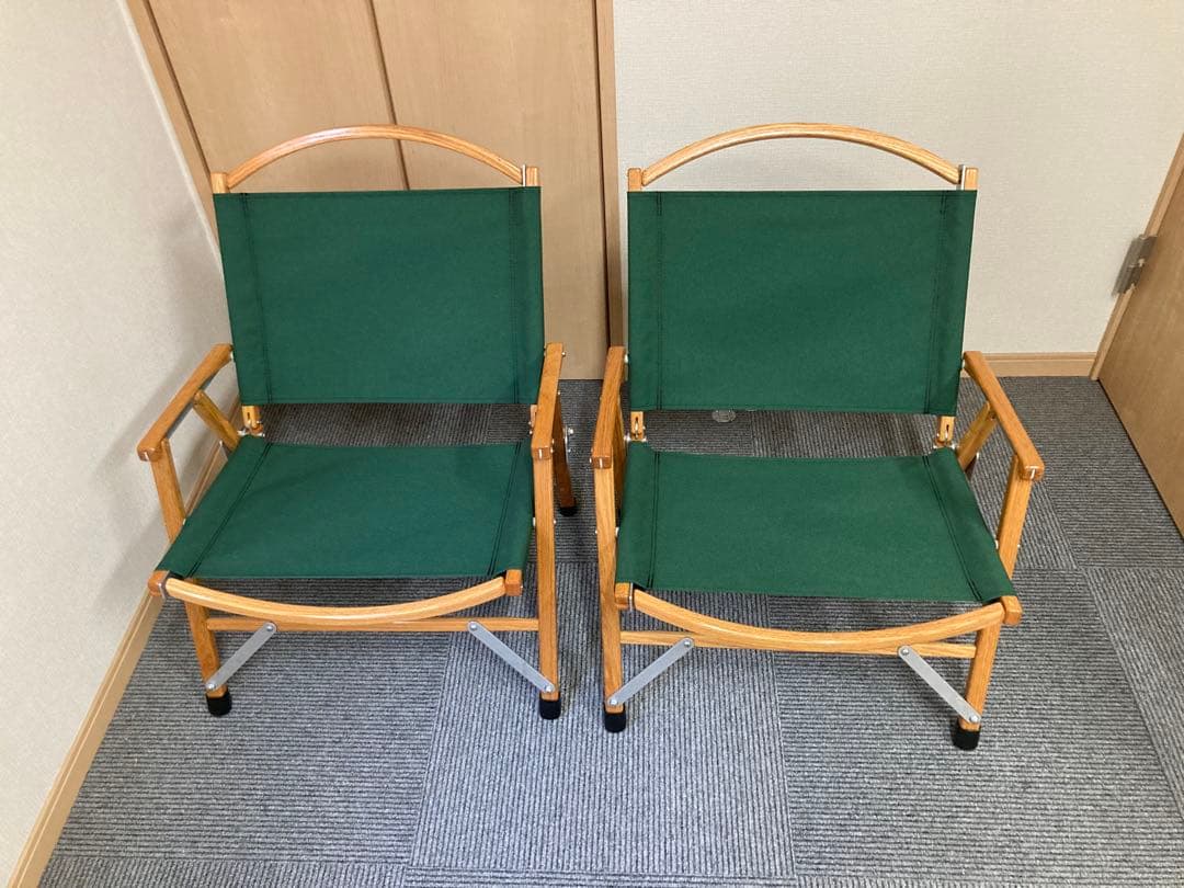 カーミットチェア　二脚セット　グリーン