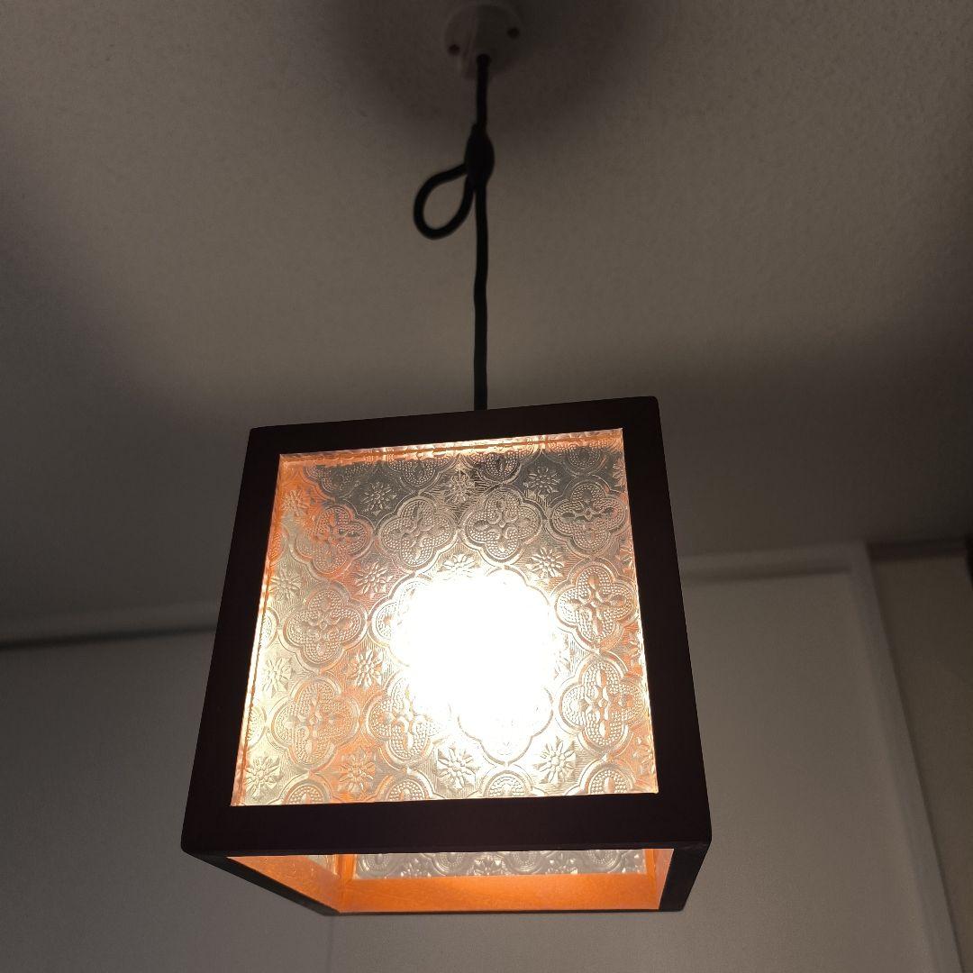 日本製 フローラガラス ペンダントライト 20W