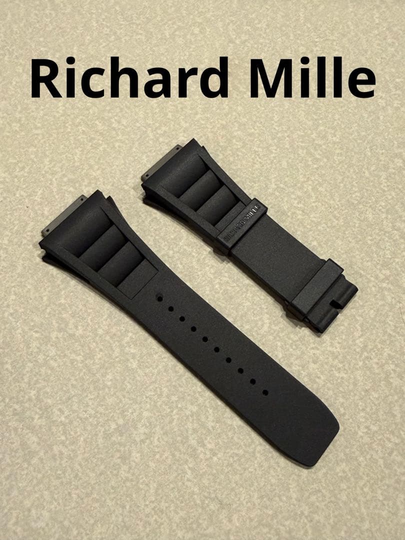 Richard Mille リシャールミル　ラバーベルト　ブラック　黒　30M
