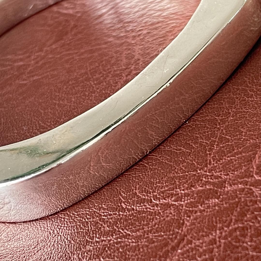 ビンテージ シルバー925 スクエア バングル MEXICO刻印 無骨 存在感