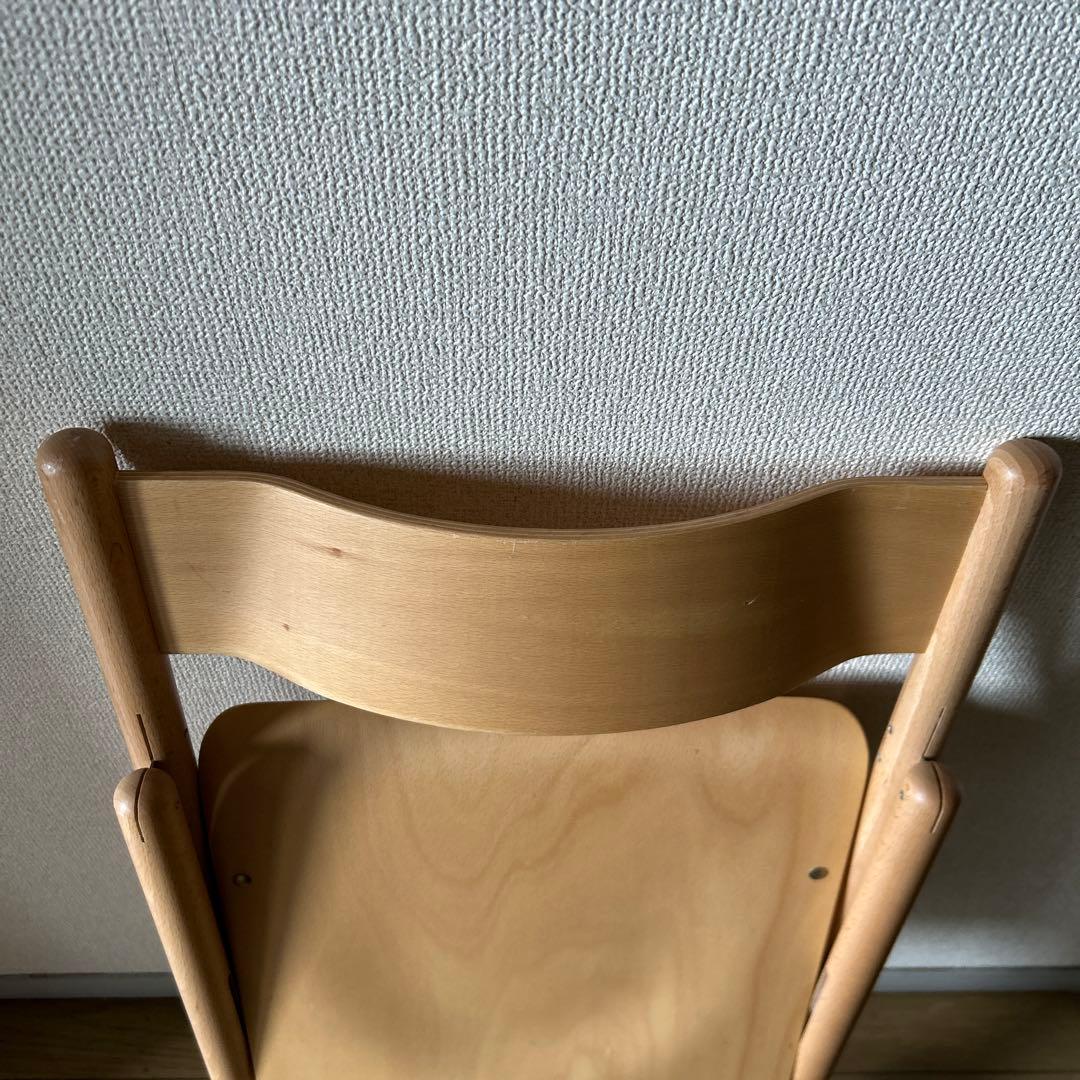 送料込 廃盤 ★無印良品 折りたたみイス 天然木 ブナ材 チェア MUJI 一脚