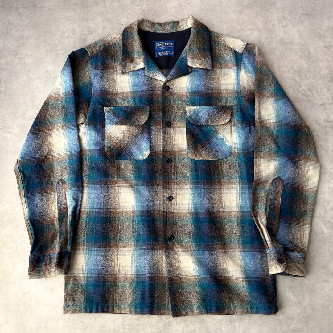 チ*ケ様 PENDLETON ペンドルトン ライダーシャツ Mサイズ オンブレ
