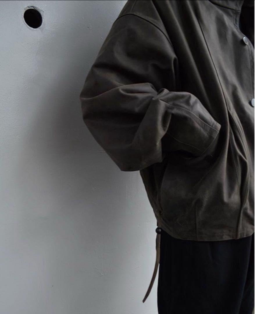 リ*ウ様 ssstein COW NUBUCK LEATHER BLOUSON