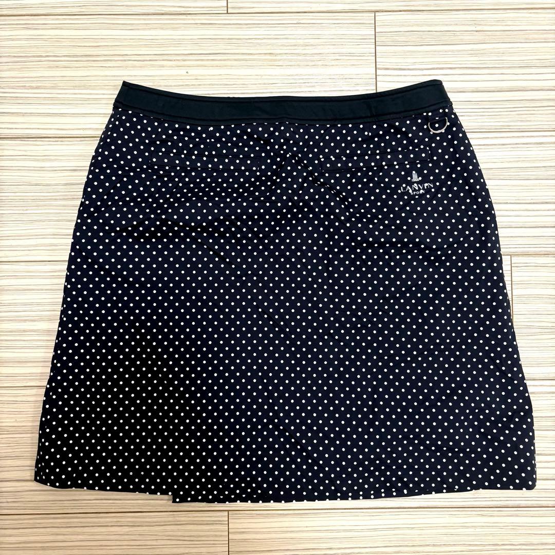 【美品】LANVIN SPORT セットアップ　水玉　パーカー　スカート