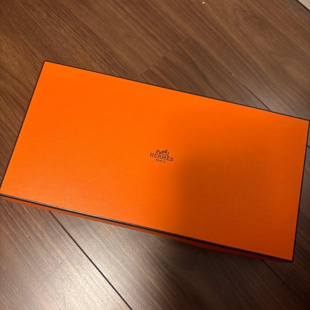 未使用⭐️HERMES フェイスタオルセット オレンジ ベージュ　箱無し