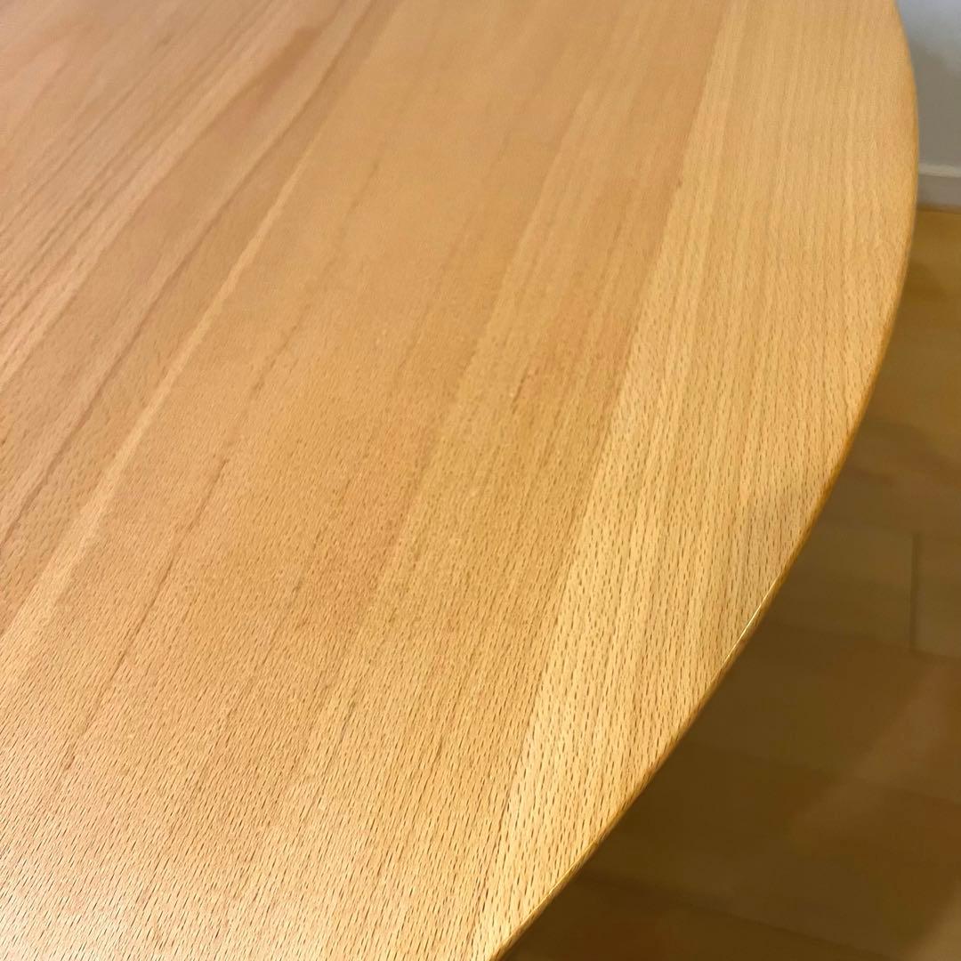 HIDA 飛騨産業 YURURI ダイニングテーブル　変形 ラウンドテーブル
