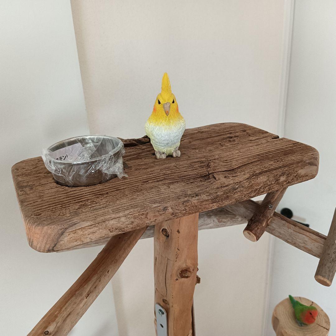 鳥羽 バードアスレチックジム大型 天然木 自然木 流木 インコ おもちゃ