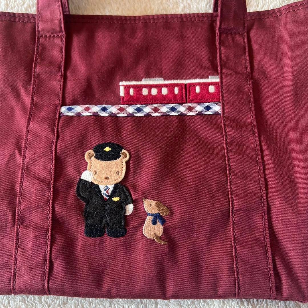 美品　ファミリア　阪急電車　ランチトートバッグ