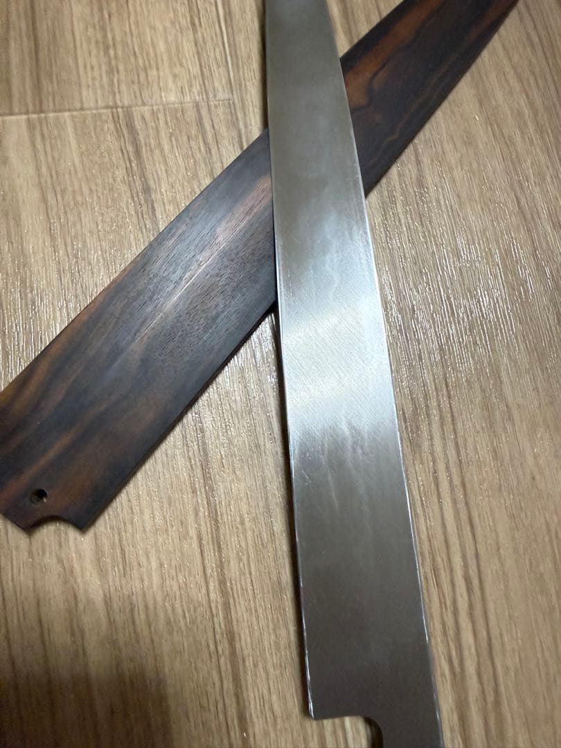 池田辰男　伝統工芸士　池田正行　水本焼　柳刃包丁　本焼き　包丁　尺