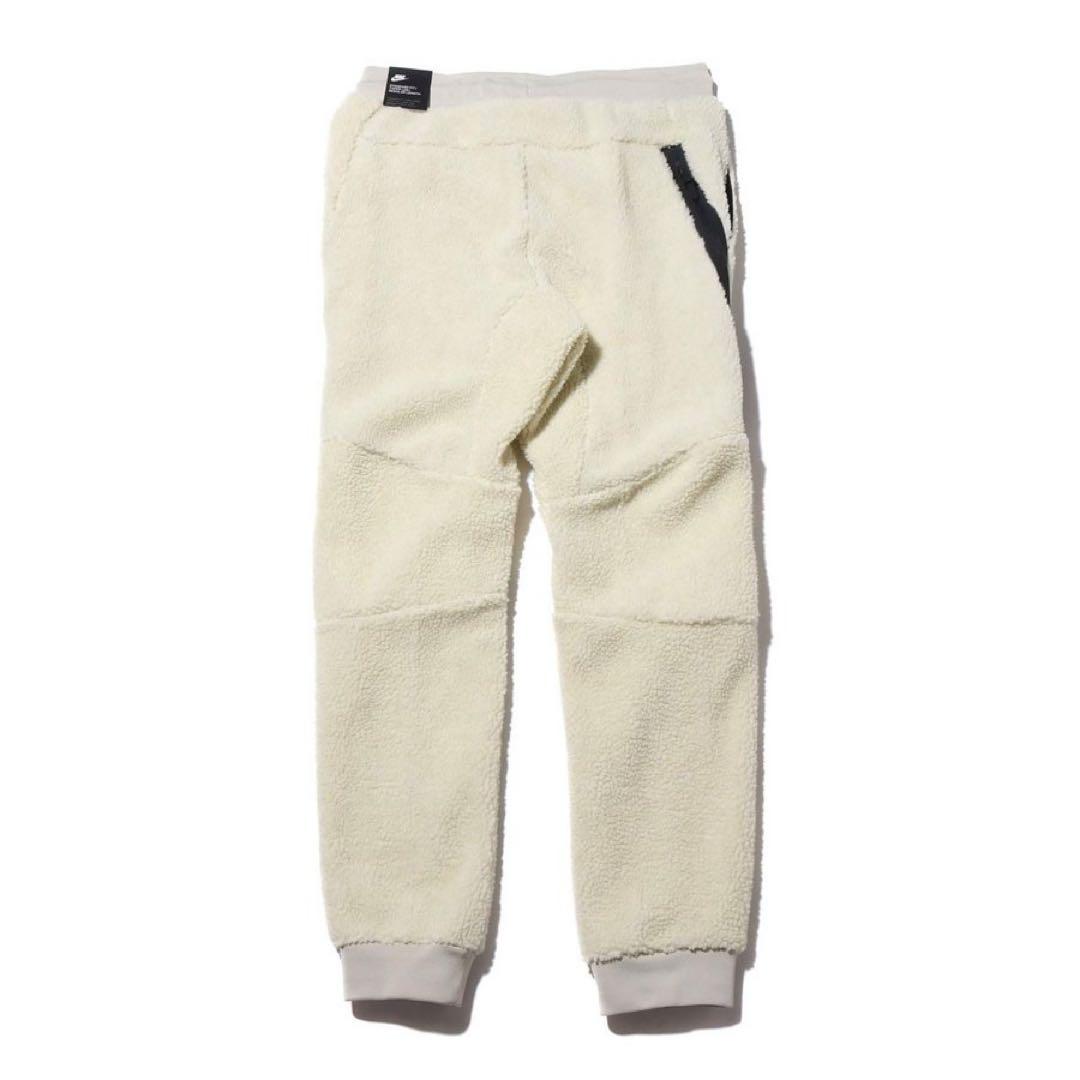 ボアパンツ　白　Ｍサイズ　ナイキ　NIKE　ジョガーパンツ　新品　テックフリース