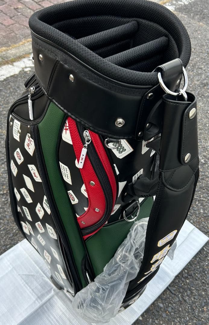 y_sakura0417様用価格変更 リンクス　Lynx　麻雀総柄キャディバッグ