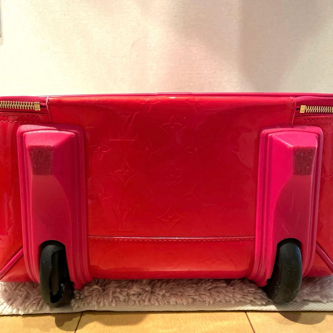 LOUIS VUITTON ヴェルニ キャリーケース バッグ　破損箇所あり