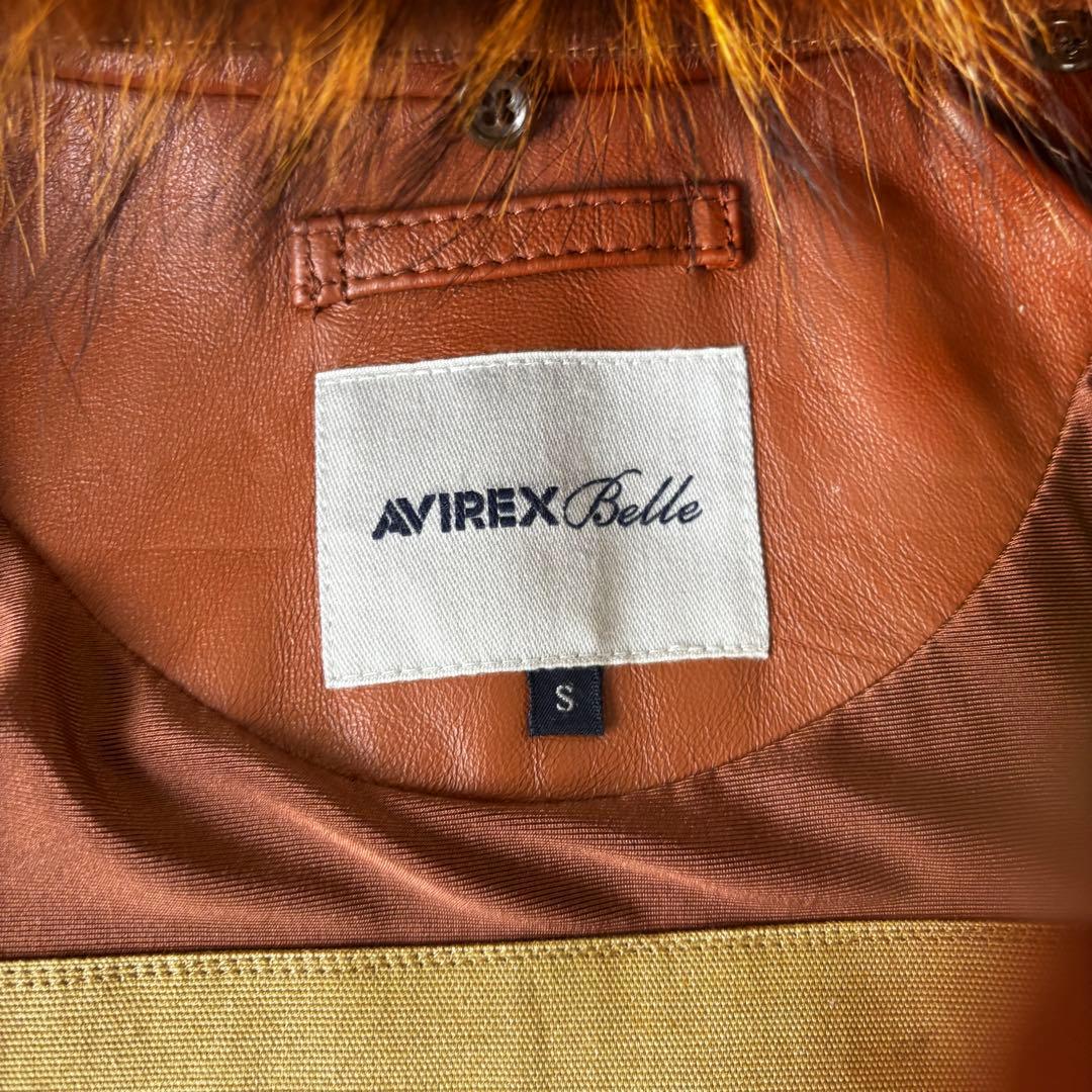 AVIREX Belle✨2way ファーカラー　G1フライトジャケット　羊革