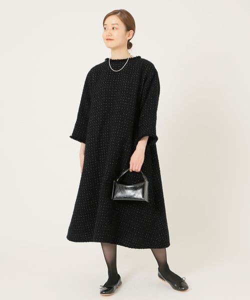 【新品】IENA ＆NAVY ツイードワンピース 38