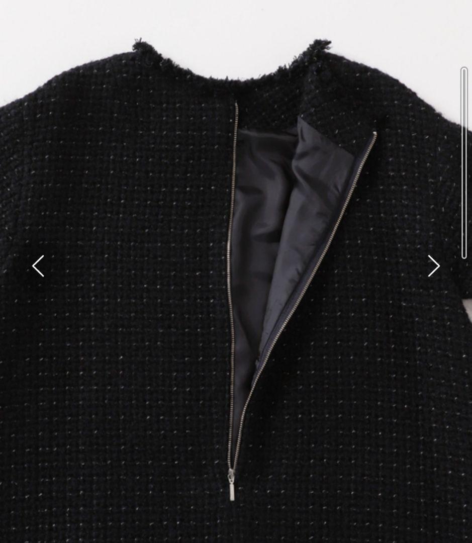 【新品】IENA ＆NAVY ツイードワンピース 38