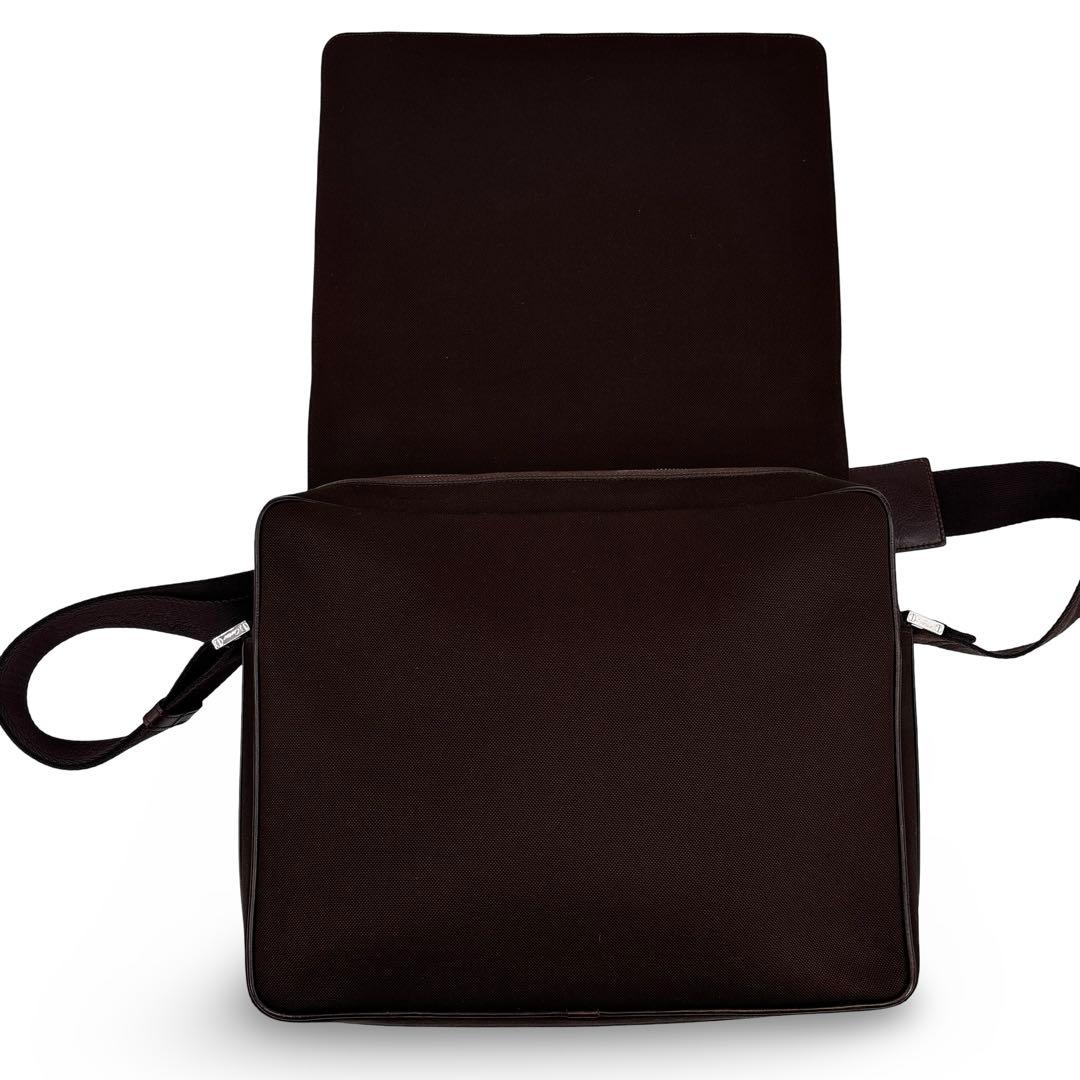 極美品】Cartier カルティエ サントス メッセンジャー ショルダー　レザー