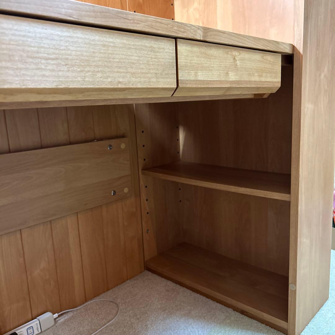 cheese！【国産家具】堀田木工所・半個室デスク本棚セット