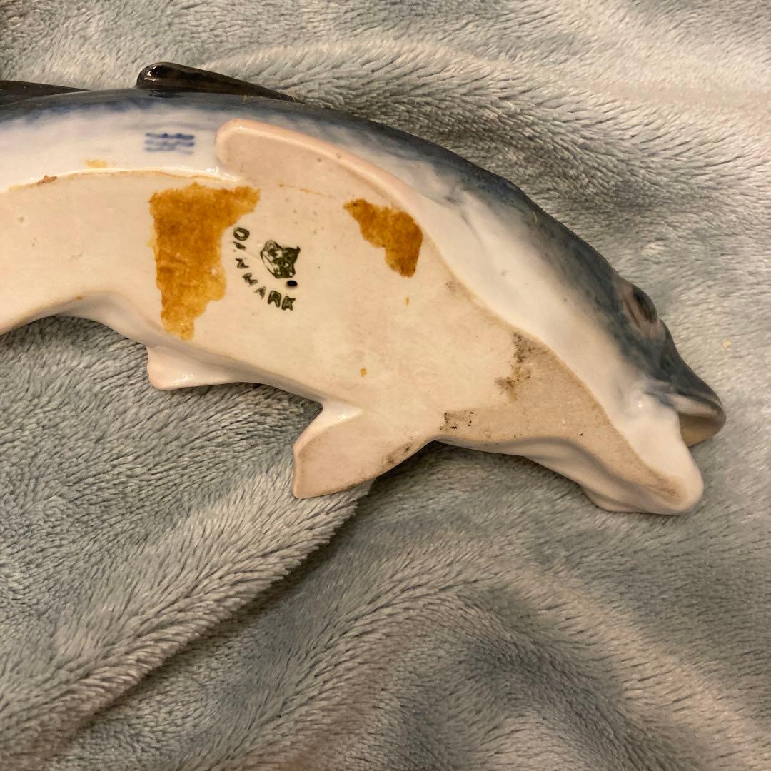 ロイヤルコペンハーゲン フィギュリン　フィッシュ　サカナ　アンティーク　陶器
