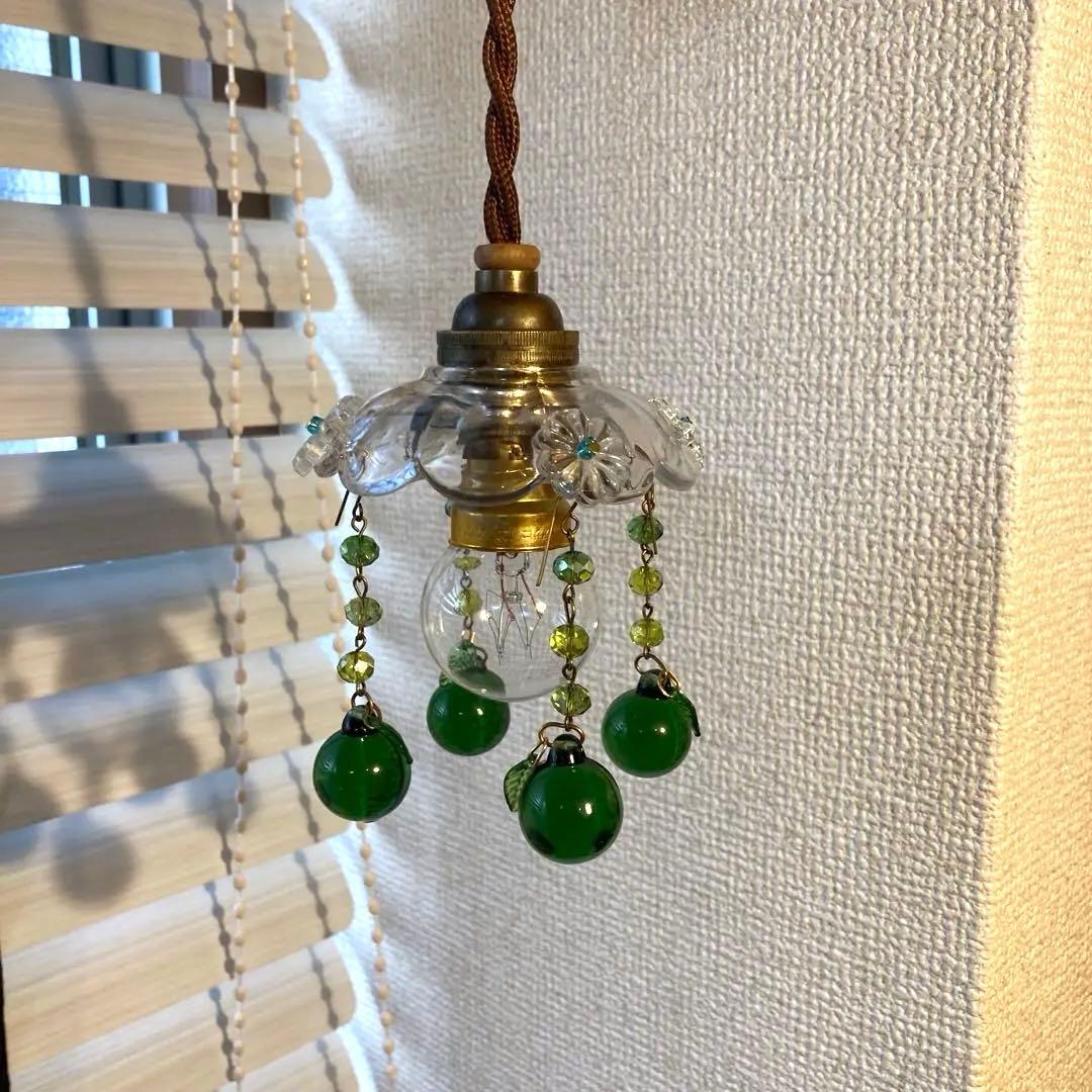 （ご予約⭐︎専用）ミニシャンデリア　（りんご）　1920年　フランスアンティーク