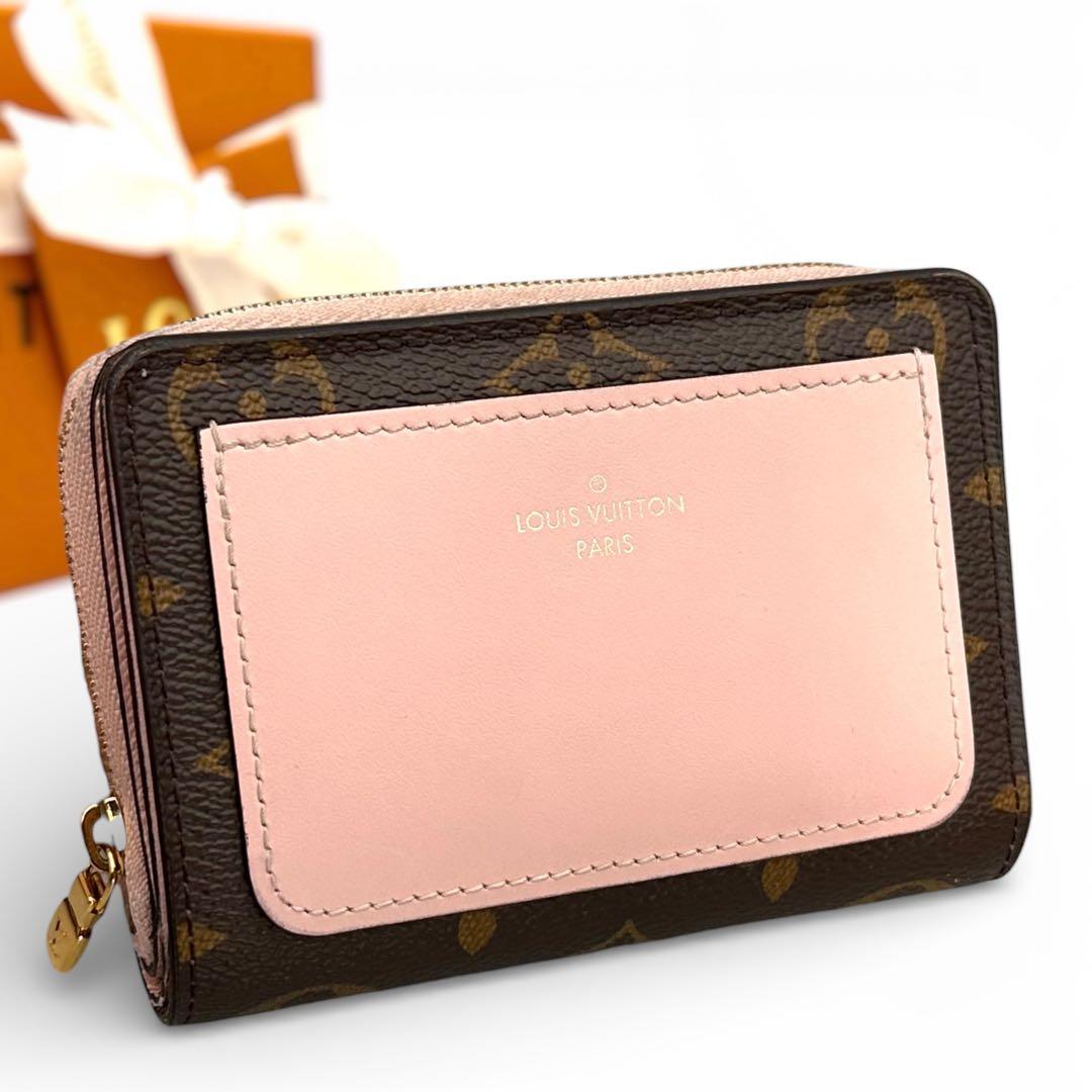 新品に近い　新型・ICチップ　ルイヴィトン　ポルトフォイユ　ルー　モノグラム