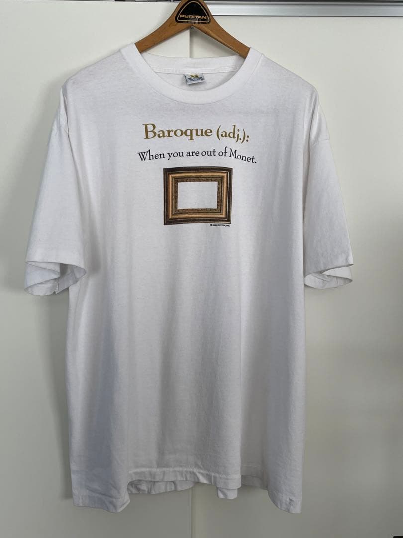 90s モネ バロック TシャツClaude Monet 印象派 アート