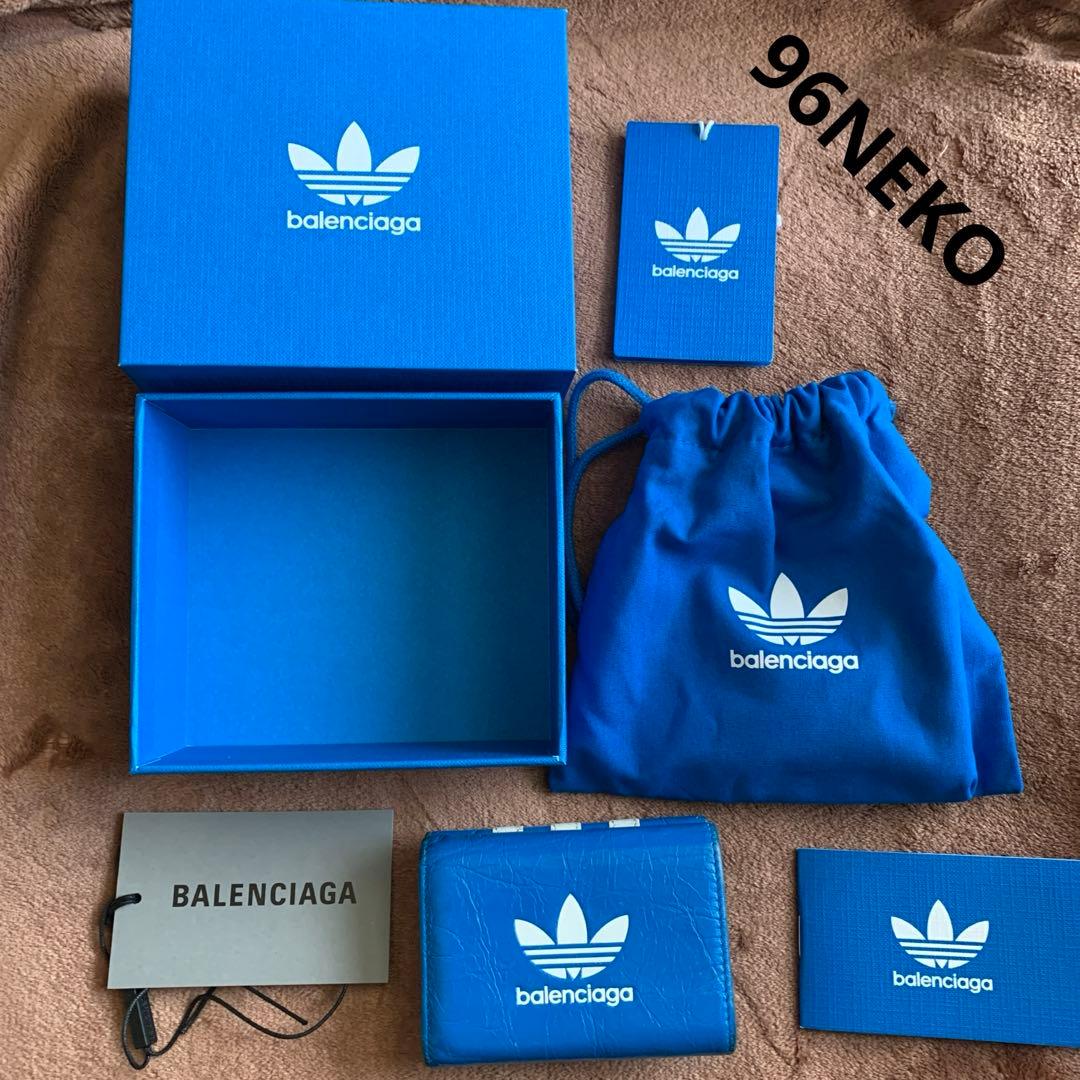 バレンシアガ 3つ折り財布 BALENCIAGA バレンシアガ×アディダス