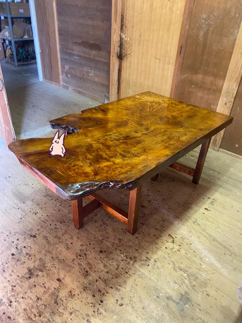 樟の木　天板　テーブル板　棚板　木材　DIY　天然木　一枚板　014