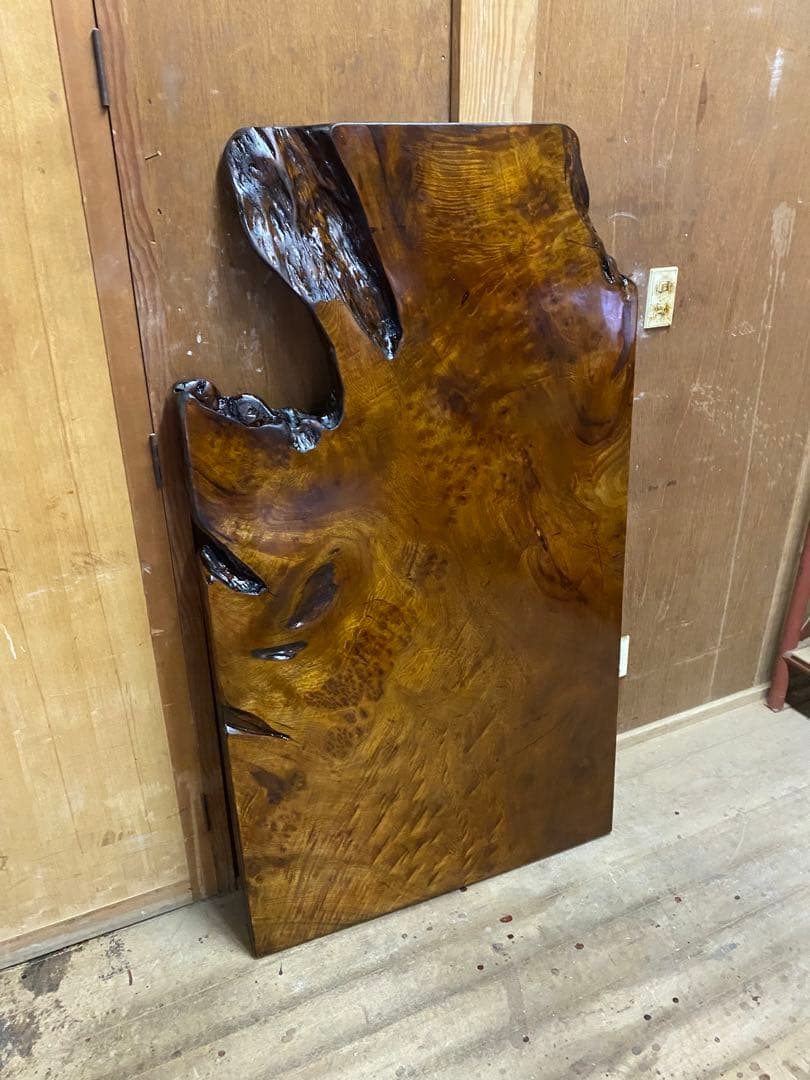 樟の木　天板　テーブル板　棚板　木材　DIY　天然木　一枚板　014