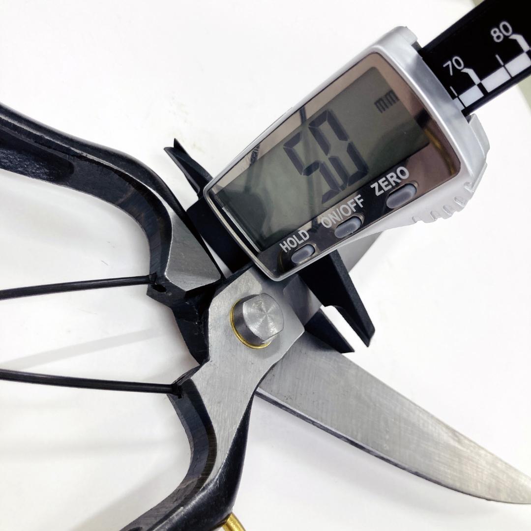 吾妻川 片手刈込鋏 両刃 ガード付 270㎜ 裏スキ 刈込鋏 根切鋏