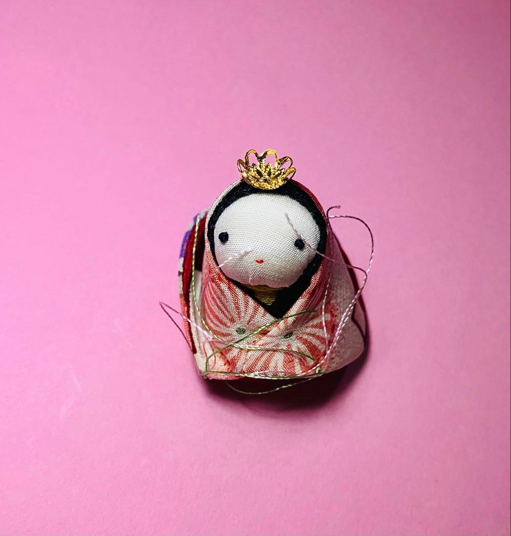 犬筥(いぬばこ) 布ちりめん　手作り　ひな人形男雛女雛セット　超貴重　レトロ