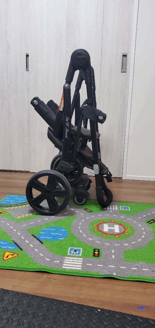 2人用ベビーカー ブラック