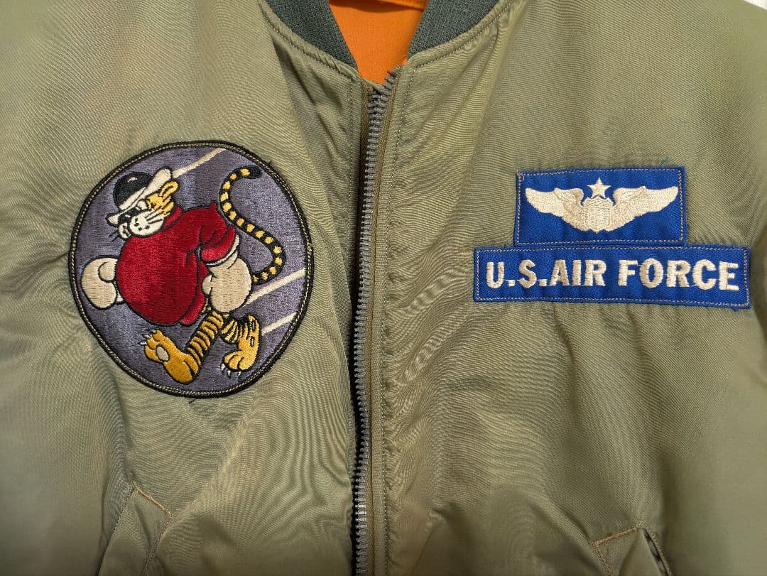 バズリクソンズ　MA-1　フライトジャケット　パッチカスタム