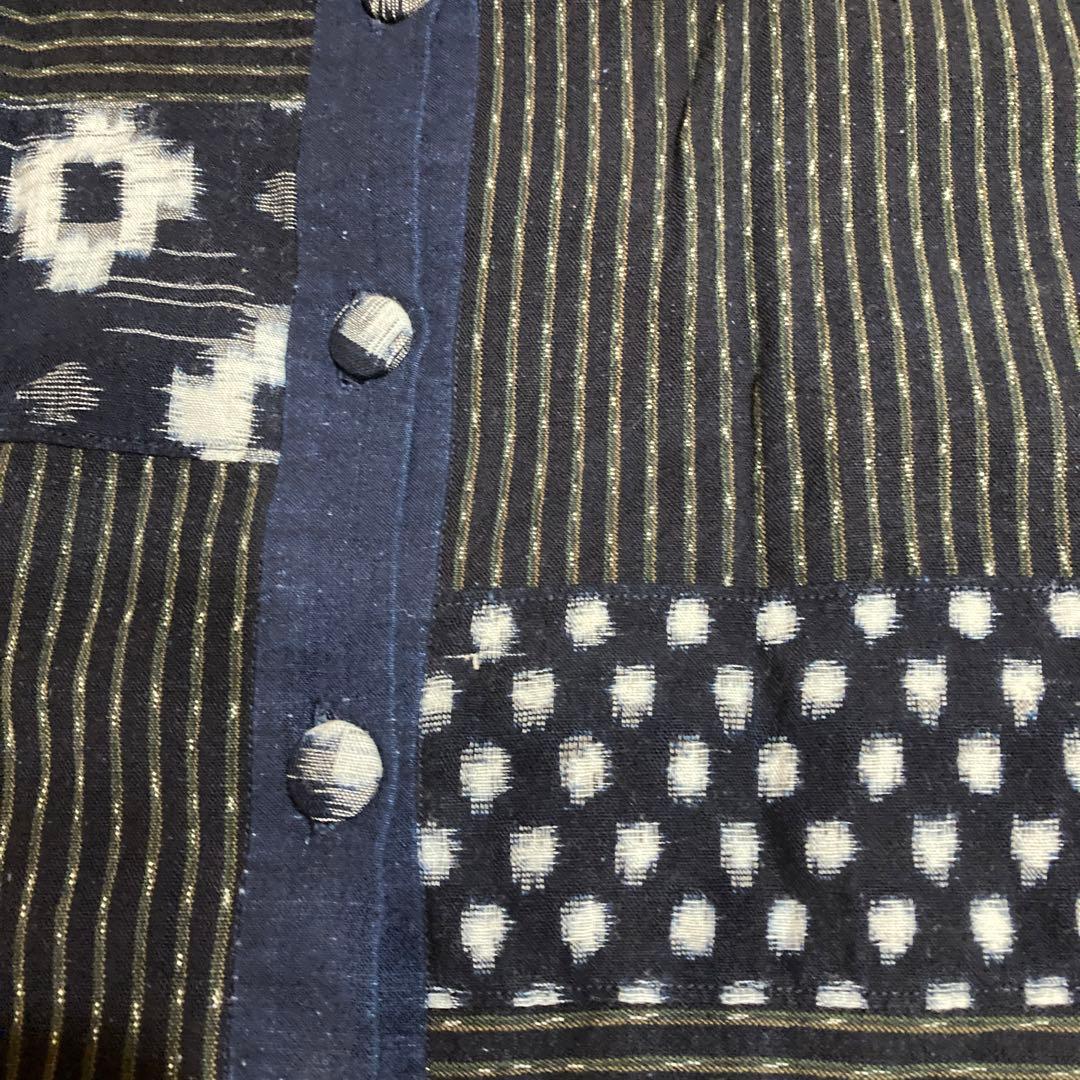 古布ベスト　着物リメイク