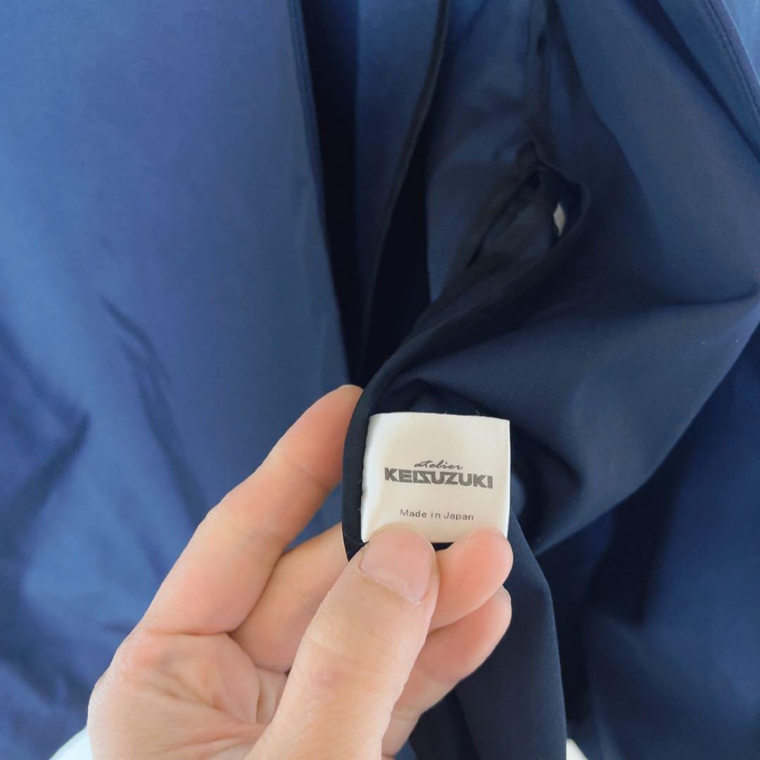 美品 KEI SUZUKI ケイスズキ コート DYUMA-デュマ- ネイビー