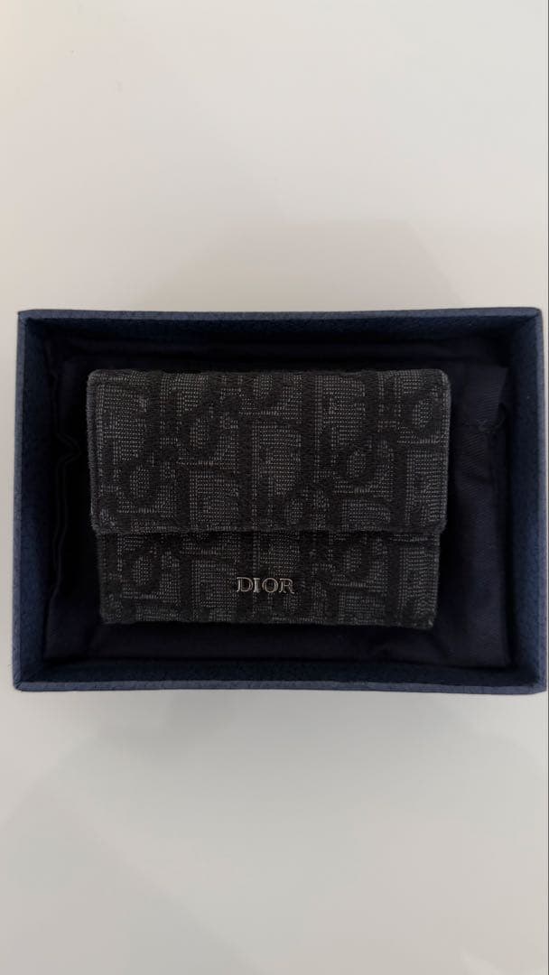 【超美品】Dior モノグラム 三つ折り財布