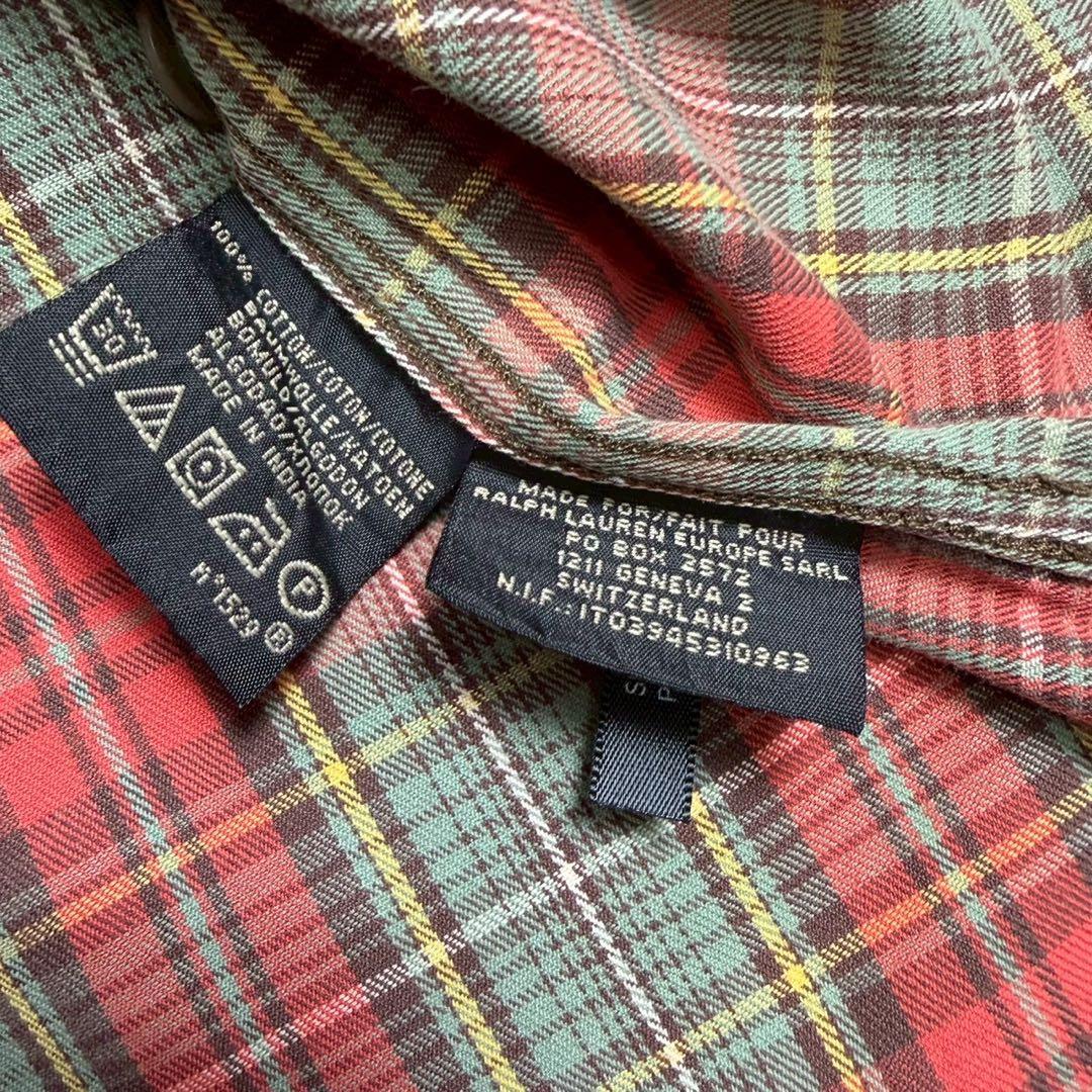 ✨美品✨ RRL ダブルアールエル チェックシャツ コットン M相当