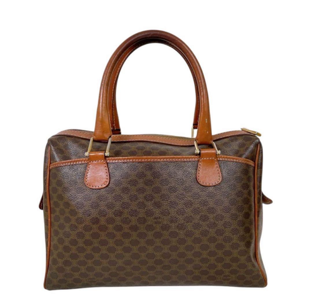 セリーヌ　2way ボストンバッグ　マカダム　トリオンフ　レア