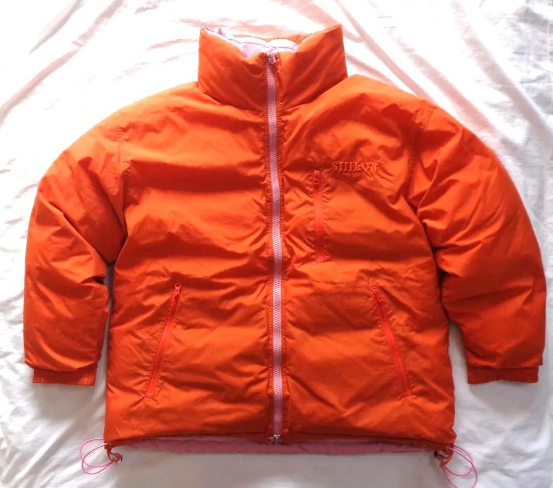 ジャケット・アウター SIIILON Reversible down JKT pink&orange